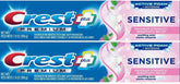 Crest Premium Plus Sensitive Toothpaste Active Foam Whitening packaging with 7oz tubes (Pack of 2)