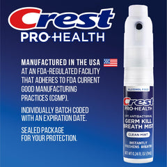 Ingredients and label highlights—alcohol-free and sugar-free
