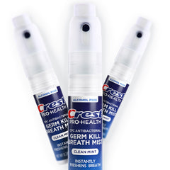 Product packaging showing traditional and refreshed Crest Pro-Health packaging