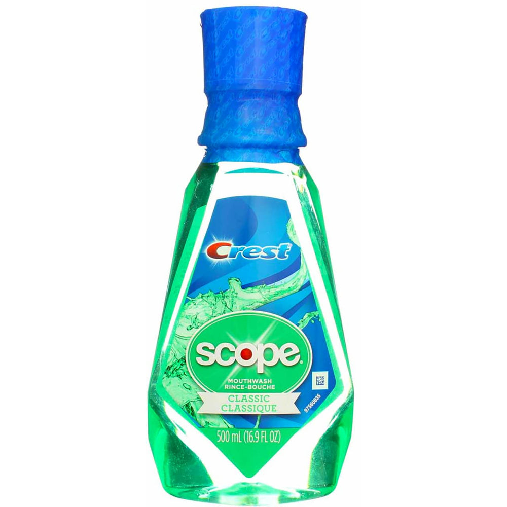 Two Crest Scope Classic Mouthwash Original bottles in a bundle