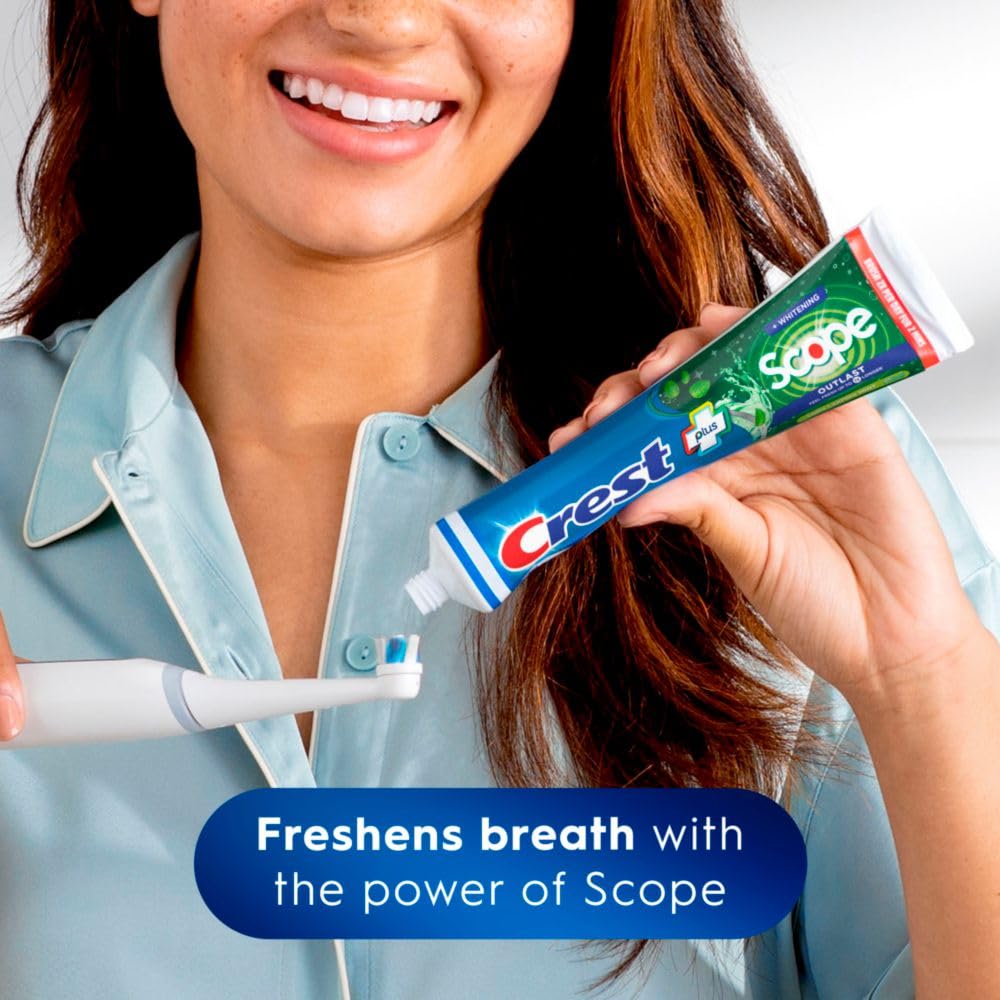 Whitening toothpaste benefits and long-lasting freshness icon