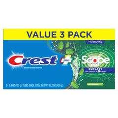 Comparison infographic showing Crest vs ordinary toothpaste