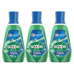 Crest Scope Outlast Mouthwash Long Lasting Peppermint 3-Pack bottle 1