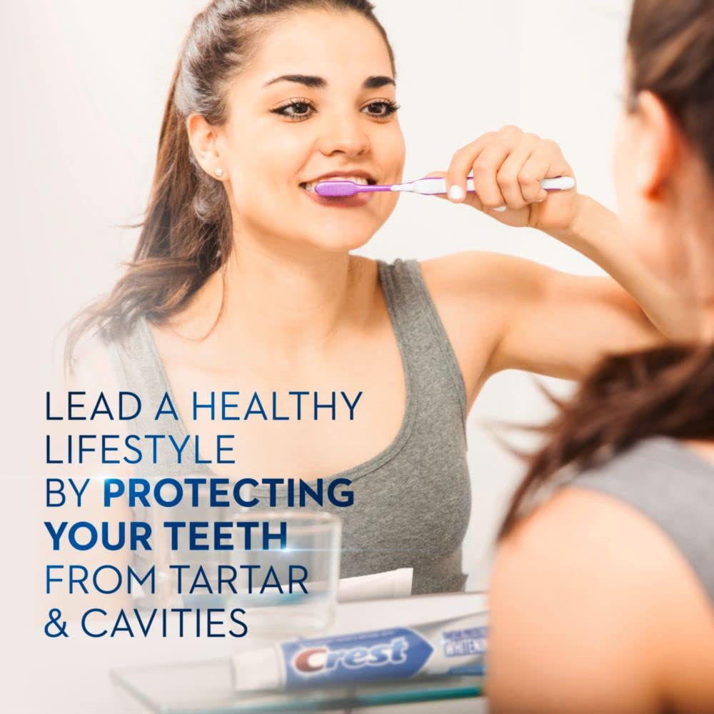 Front view of Crest Tartar Protection toothpaste box