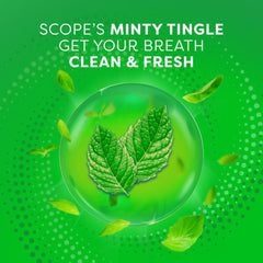 Product shot with mint leaves and packaging