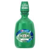 Crest Scope Classic Mouthwash Original Formula Green bottle, 50.72 fl oz