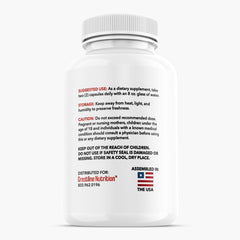Close-up of the Crestline Nutrition Glucose Support Capsules label