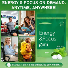 Crobirware Energy & Focus Gum desk-use scene for concentration
