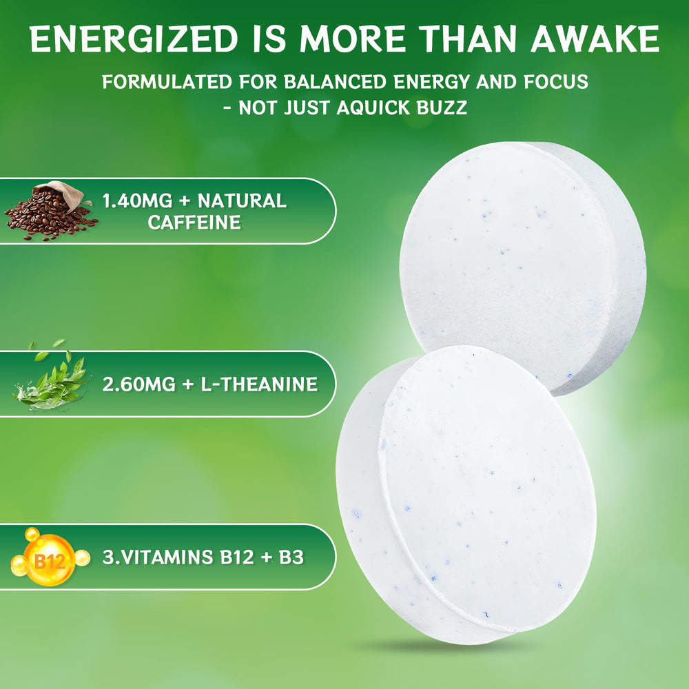 Crobirware Energy & Focus Gum pieces arranged to show chewable form