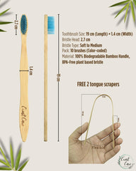 Crust Care 10-pack with two bamboo tongue cleaners