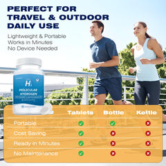 Glass with orange-tinted hydrogen water after tablet dissolution