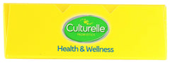 Culturelle bottle with capsules on a white surface