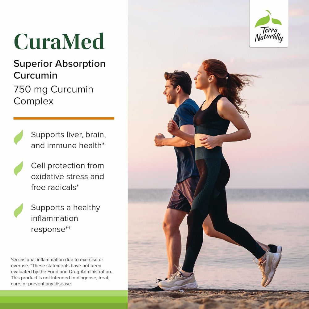 Liver and immune support features of CuraMed 750mg