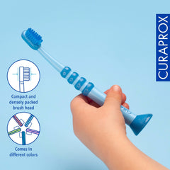 Compact brush head designed for babies and toddlers