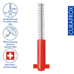 Close-up of ultra-thin CURAL wire in CPS 07 Prime interdental brush