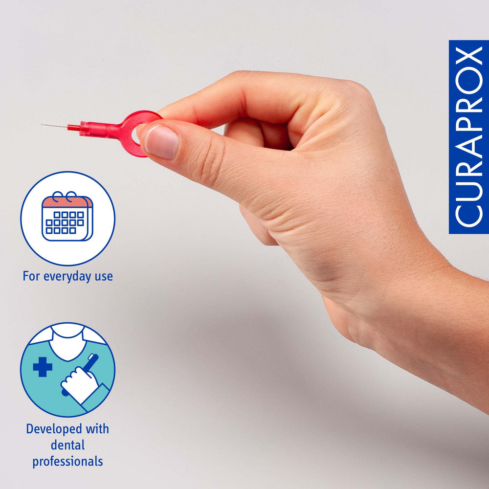 Swiss-made Curaprox dental care product with English packaging
