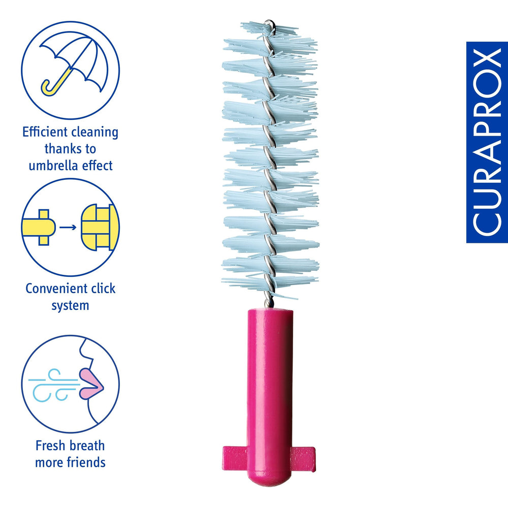 Interdental refill showing 1.3 mm wire diameter