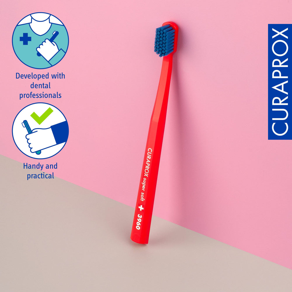 Octagonal handle guiding a 45-degree brushing angle