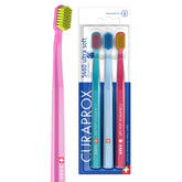 Close-up of Curaprox CS 5460 Ultra-Soft Toothbrush bristles