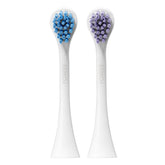 Front view of Curaprox Hydrosonic Brush Heads Power Duo 2-pack