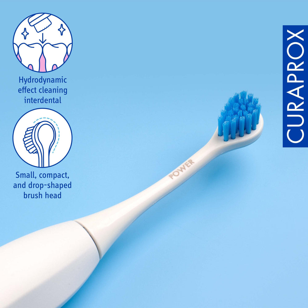 Drop-like design for high-precision tooth-by-tooth cleaning