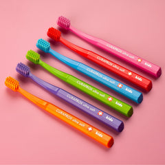 Curaprox branding for international edition kids toothbrush