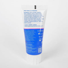 Back label showing product features (SLS-free, triclosan-free)