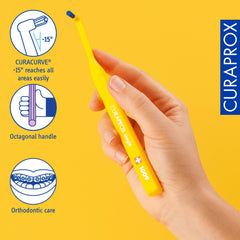 Toothbrush designed for braces and implants cleaning around gums