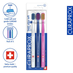 Close-up of Curaprox 5460 Curen bristles