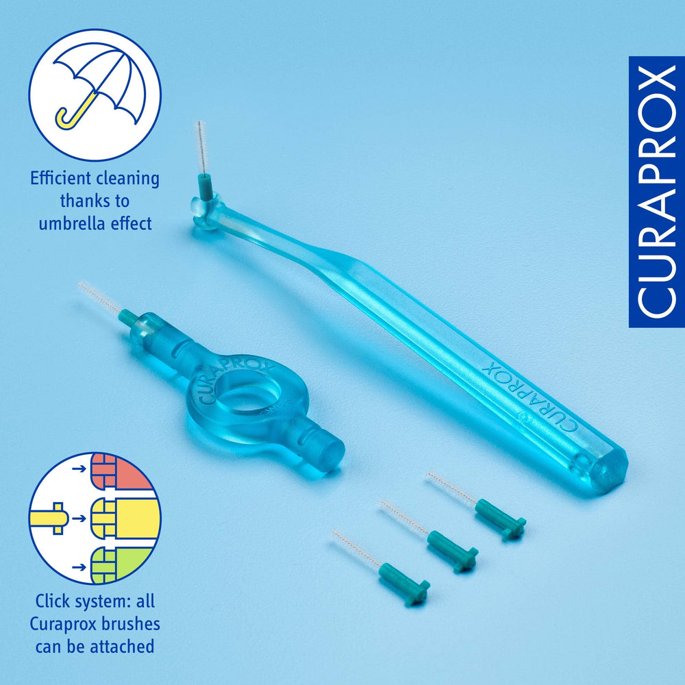 Curaprox UHS 409 handle included in Starter Kit