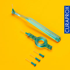 Ultra-fine bristles with umbrella effect for interdental cleaning