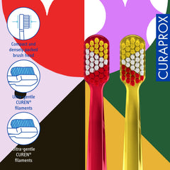 Ergonomic octagonal handle design of CS 5460 toothbrush