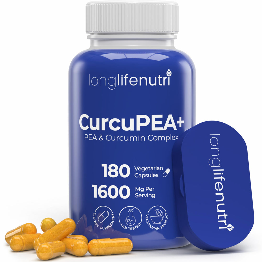 CurcuPEA+ bottle front view