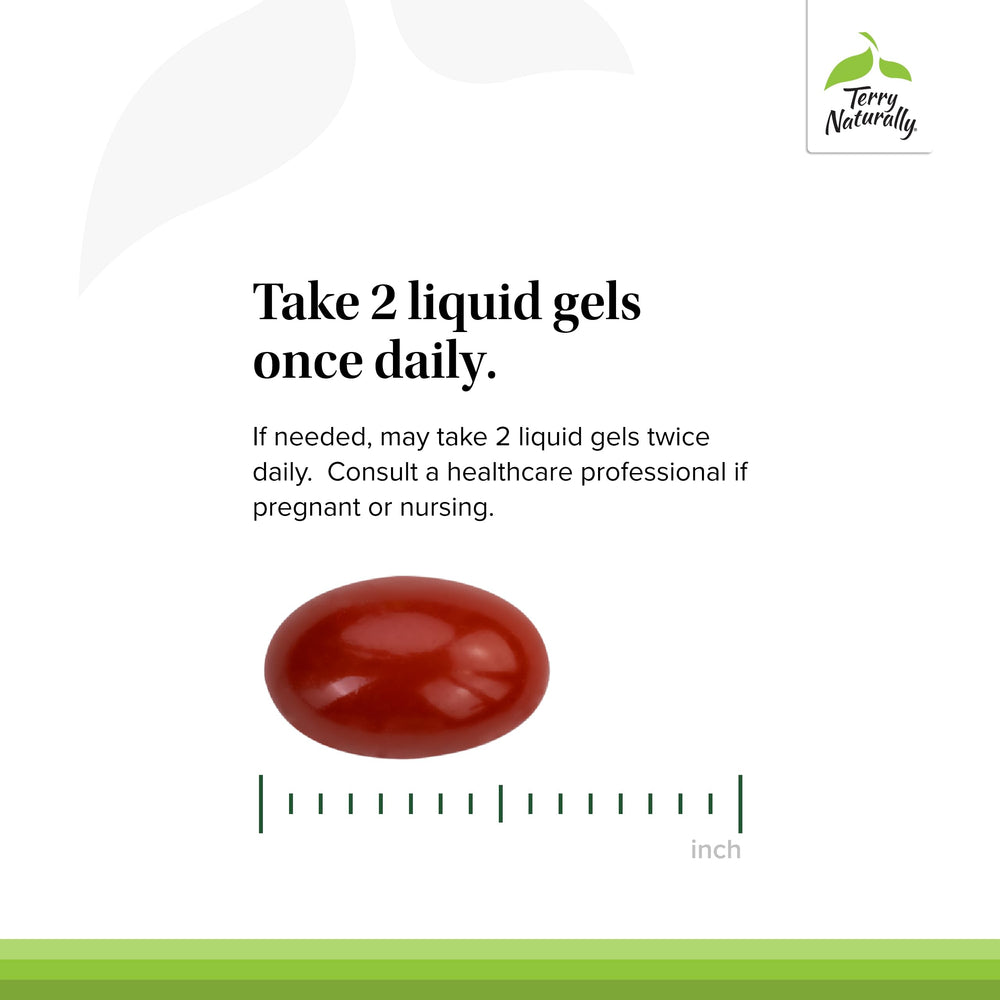 Curcumin extract gel capsules in a bottle