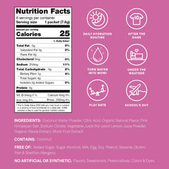 Cure Hydration Fruit Punch packets and box interior