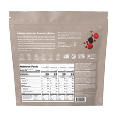 Close-up shot of Cure Hydration electrolyte sachets/packets