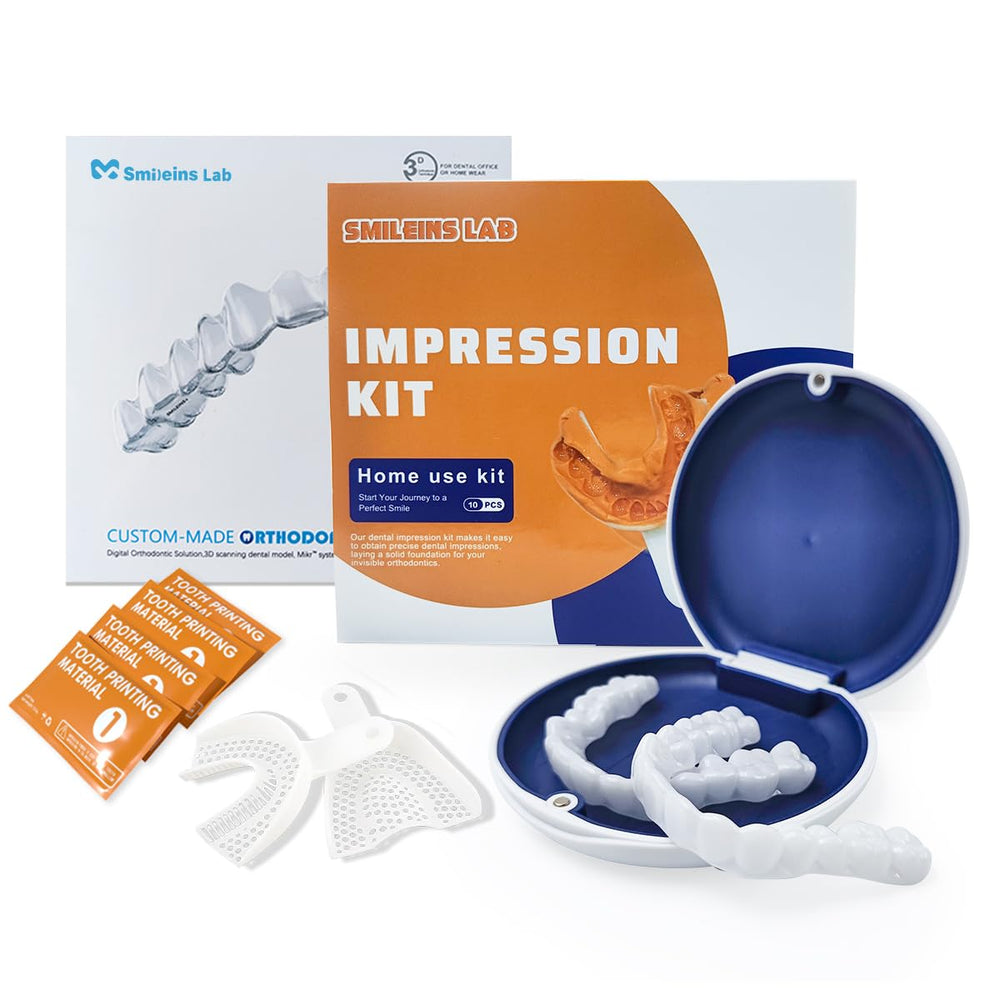 Custom white dental retainer for upper teeth