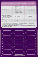 Back label with ingredients and directions