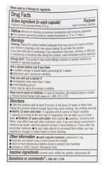 Label of CVS Health Natural Daily Fiber Capsules showing 160 capsules