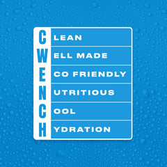 Cwench Hydration Blue Raspberry bottle with label