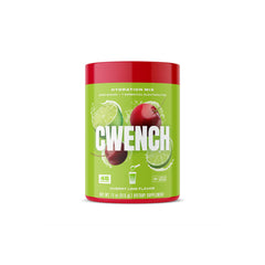 Cwench Hydration Cherry Lime 11oz front label highlights clean design for daily hydration