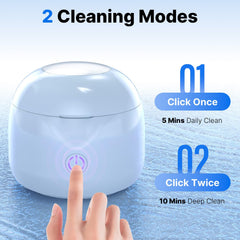 Quiet operation with compact, travel-friendly design