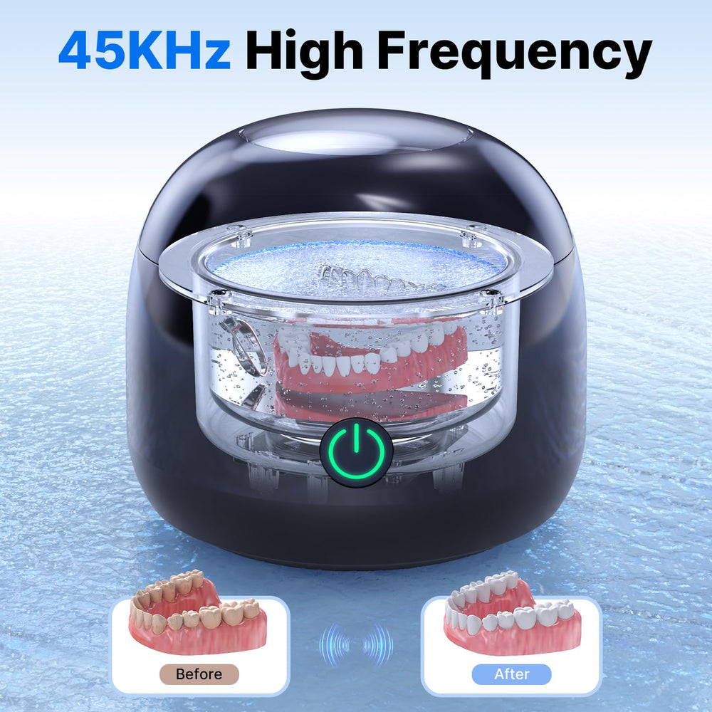 Device with four UV lamps illuminated for sterilization