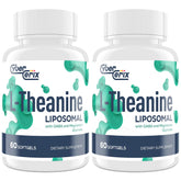 CyberCerix Liposomal L-Theanine 500mg bottle, 120 capsules