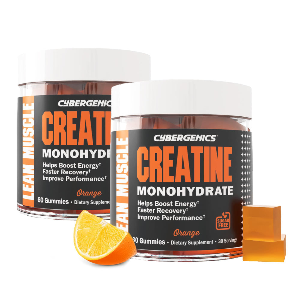Cybergenics Creatine Monohydrate Gummies bottle front view