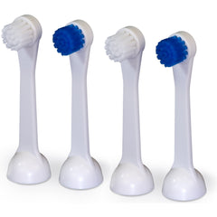 Cybersonic Classic Compact Replacement Brush Heads 4 Pack, compatible with all Cybersonic Electric Toothbrushes