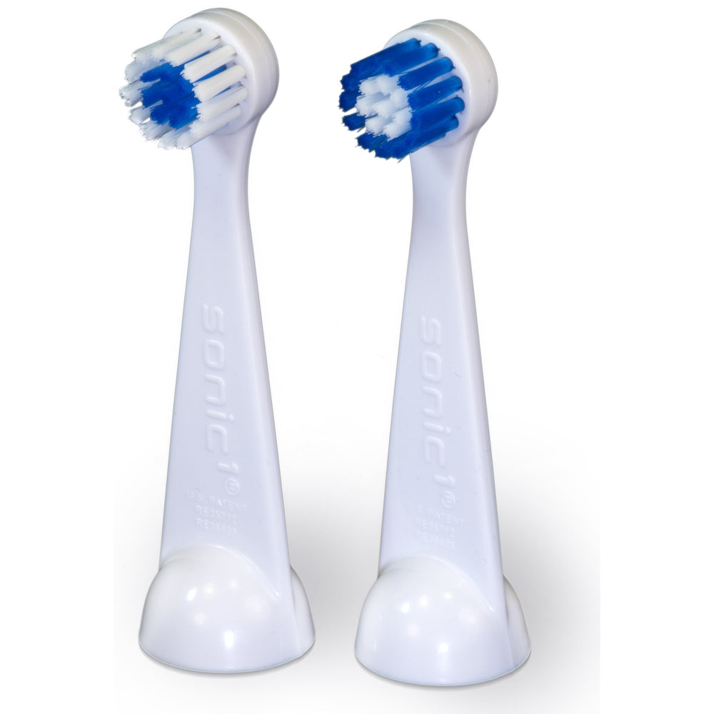 Cybersonic3 Compact Replacement Brush Heads 2 Pack - front view