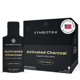 CYMBIOTIKA Activated Charcoal Lemon Cream liquid packets packaging