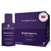 CYMBIOTIKA Elderberry Boost bottle with 26-pouch carton