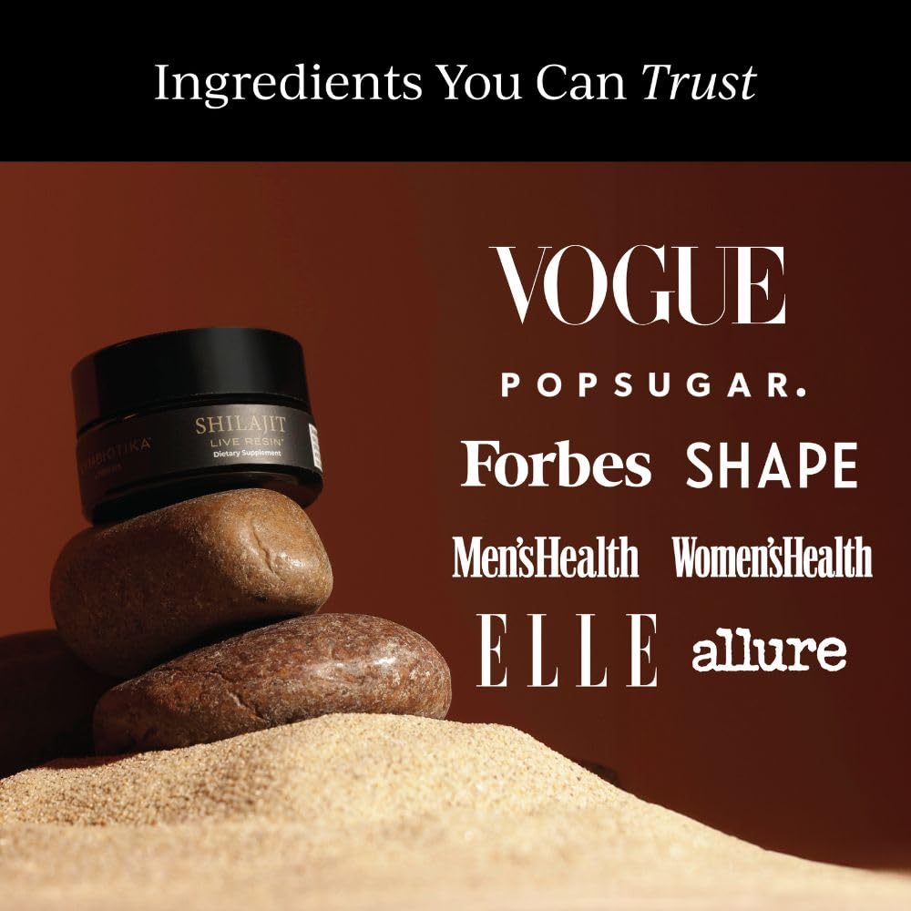 Shilajit resin for energy and focus